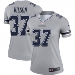 Nike Donovan Wilson Dallas Cowboys Legend Gray Inverted Jersey Women