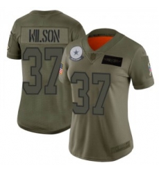 Nike Donovan Wilson Dallas Cowboys Limited Camo 2019 Salute to Service Jersey Women