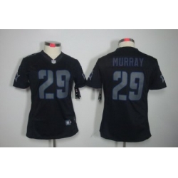 Nike Women Dallas Cowboys #29 DeMarco Murray Black Jerseys[Impact Limited]