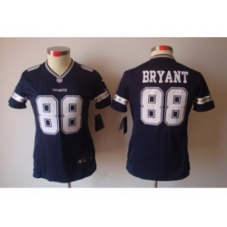 Nike Women Dallas Cowboys #88 Bryant Blue [Women's NIKE LIMITED Jersey]