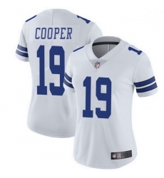 Women Dallas Cowboys 19 Amari Cooper White Limited Vapor Untouchable Jersey