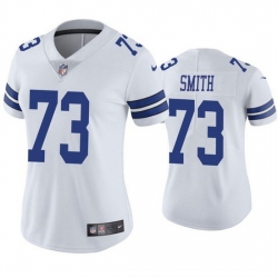 Women Dallas Cowboys 73 Tyler Smith White Vapor Untouchable Limited Stitched Jersey