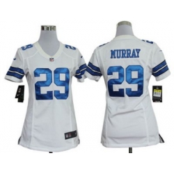 Women Nike Dallas Cowboys 29# DeMarco Murray White NFL Jerseys