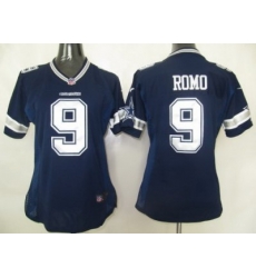Women Nike Dallas Cowboys 9# Romo Authentic Jersey