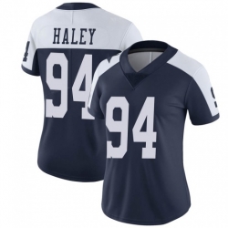 Women Nike Dallas Cowboys #94 Charles Harley Thanksgiven Stitched NFL Jersey