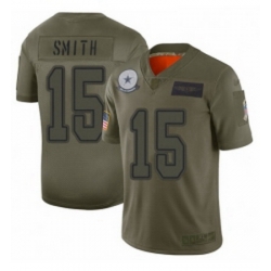 Womens Dallas Cowboys 15 Devin Smith Limited Camo 2019 Salute to Service Football Jersey
