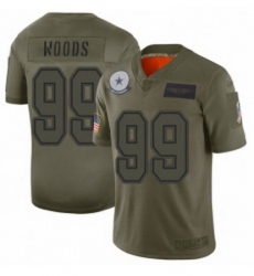 Womens Dallas Cowboys 99 Antwaun Woods Limited Camo 2019 Salute to Service Football Jersey