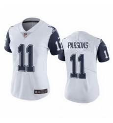 Women's Dallas Cowboys Nike Micah Parsons #11 Thanksgivens White Jersey