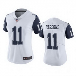 Women's Dallas Cowboys Nike Micah Parsons #11 Thanksgivens White Jersey