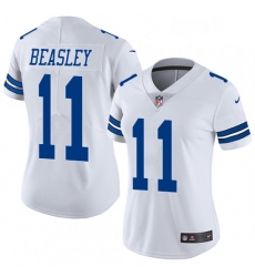 Womens Nike Dallas Cowboys 11 Cole Beasley Elite White NFL Jersey