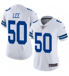 Womens Nike Dallas Cowboys 50 Sean Lee Elite White NFL Jersey