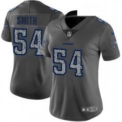 Womens Nike Dallas Cowboys 54 Jaylon Smith Gray Static Vapor Untouchable Limited NFL Jersey