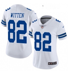 Womens Nike Dallas Cowboys 82 Jason Witten White Vapor Untouchable Limited Player NFL Jersey