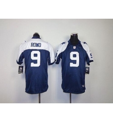 Nike Cowboys #9 Tony Romo Navy Blue Thanksgiving Youth Throwback Stitched NFL Elite Jersey