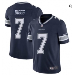 Youth Dallas Cowboys #7 Trevon Diggs 2021 Navy Vapor Limited Stitched Jersey