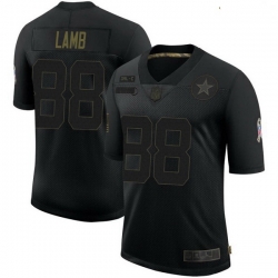 Youth Dallas Cowboys CeeDee Lamb Black Limited 2020 Salute To Service Jersey