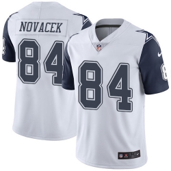 Youth Nike Cowboys #84 Jay Novacek White Rush Vapor Untouchable NFL Limited Jersey