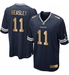 Youth Nike Dallas Cowboys 11 Cole Beasley Elite NavyGold Team Color NFL Jersey