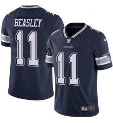 Youth Nike Dallas Cowboys 11 Cole Beasley Navy Blue Team Color Vapor Untouchable Limited Player NFL Jersey