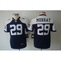 Youth Nike Dallas Cowboys 29# DeMarco Murray Blue Limited Throwback NFL Jerseys