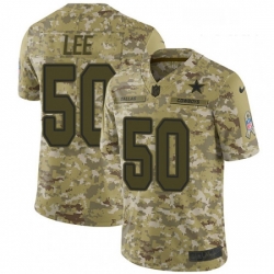Youth Nike Dallas Cowboys 50 Sean Lee Limited Camo 2018 Salute to Service NFL Jersey