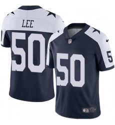 Youth Nike Dallas Cowboys 50 Sean Lee Navy Blue Throwback Alternate Vapor Untouchable Limited Player NFL Jersey