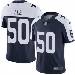 Youth Nike Dallas Cowboys 50 Sean Lee Navy Blue Throwback Alternate Vapor Untouchable Limited Player NFL Jersey