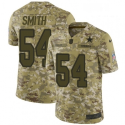 Youth Nike Dallas Cowboys 54 Jaylon Smith Limited Camo 2018 Salute to Service NFL Jersey