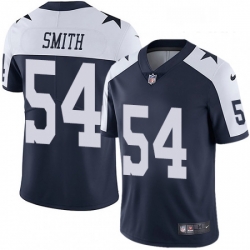 Youth Nike Dallas Cowboys 54 Jaylon Smith Navy Blue Throwback Alternate Vapor Untouchable Limited Player NFL Jersey