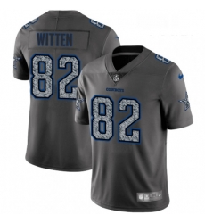 Youth Nike Dallas Cowboys 82 Jason Witten Gray Static Vapor Untouchable Limited NFL Jersey