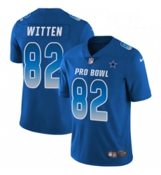 Youth Nike Dallas Cowboys 82 Jason Witten Limited Royal Blue 2018 Pro Bowl NFL Jersey