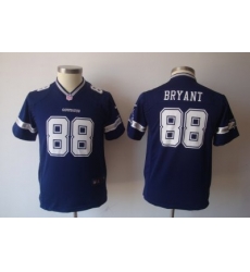 Youth Nike Dallas Cowboys 88# Dez Bryant Blue Nike NFL Jerseys
