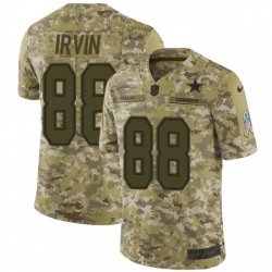 Youth Nike Dallas Cowboys 88 Michael Irvin Limited Camo 2018 Salute to Service NFL Jersey