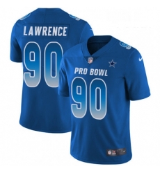 Youth Nike Dallas Cowboys 90 DeMarcus Lawrence Limited Royal Blue 2018 Pro Bowl NFL Jersey