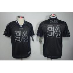 Youth Nike Dallas Cowboys #94 DeMarcus Ware Black Color[Lights Out Elite Jerseys]