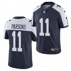 Youth Nike Dallas Cowboys Micah Parsons #11 Blue Thanksgiven Stitched NFL Jersey