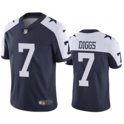 Youth Nike Dallas Cowboys Trevon Diggs #7 Blue Thanksgivens Vapor Limited Stitched Jersey