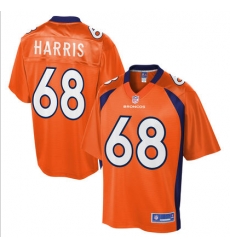 Denver Broncos #68 Ryan Harris orange elite Jersey