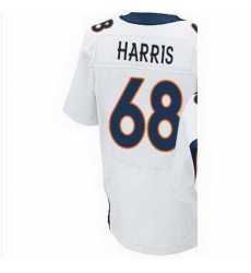 Denver Broncos # 68 Ryan Harris white elite Jersey