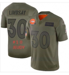 Men Broncos 10 Jerry Jeudy Salute To Service NFL Stitched Jersey