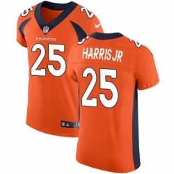 Men Nike Denver Broncos 25 Chris Harris Jr Orange Team Color Vapor Untouchable Elite Player NFL Jersey