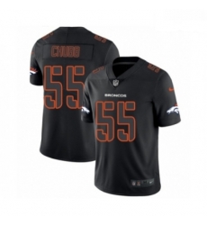 Men Nike Denver Broncos 55 Bradley Chubb Limited Black Rush Impact NFL Jersey