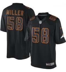 Men Nike Denver Broncos 58 Von Miller Limited Black Impact NFL Jersey