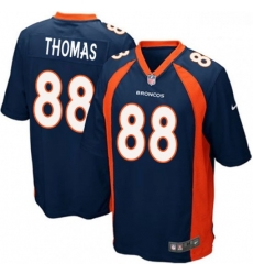 Men Nike Denver Broncos 88 Demaryius Thomas Game Navy Blue Alternate NFL Jersey