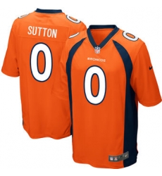 Men's Denver Broncos Courtland Sutton Nike Orange 2018 NFL Draft Pick Elite Jersey