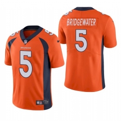 Men's Denver Broncos Teddy Bridgewater Orange Jersey