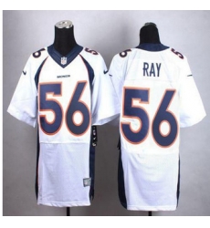 New Broncos #56 Shane Ray White Men's Stitched NFL New Elite Jersey