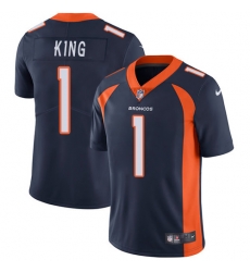 Nike Broncos #1 Marquette King Navy Blue Alternate Mens Stitched NFL Vapor Untouchable Limited Jersey