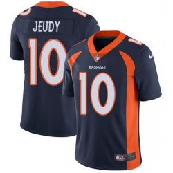 Nike Broncos 10 Jerry Jeudy Navy Blue Alternate Men Stitched NFL Vapor Untouchable Limited Jersey