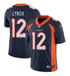 Nike Broncos #12 Paxton Lynch Navy Blue Alternate Mens Stitched NFL Vapor Untouchable Limited Jersey